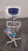 WELCH ALLYN VITAL SIGNS MONITOR ON ROLLING STAND