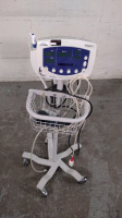 WELCH ALLYN VITAL SIGNS MONITOR ON ROLLING STAND