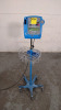 GE DINAMAP PRO 400V2 VITAL SIGNS MONITOR ON ROLLING STAND