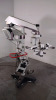 LEICA F40 SURGICAL MICROSCOPE WITH TRIPLE BINOCULARS (GLASSES 8.33X/22, GLASSES 8.33X/22, GLASSES 10X/21), BOTTOM LENS (WD=200MM), FOOTSWITCH, ROLLING STAND - 2