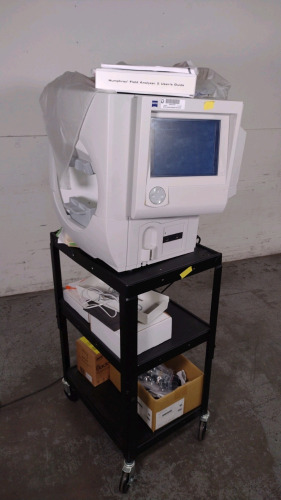 ZEISS 750I HUMPHREY FIELD ANALYZER ON ROLLING STAND