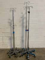 IV POLES LOT OF 6