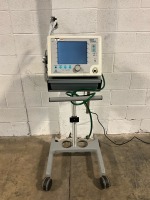 RESPIRONICS BIPAP VISION VENTILATOR ON ROLLING STAND