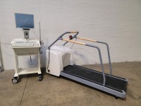 GE CASE STRESS TEST WORKSTATION W GE T2100 TREADMILL