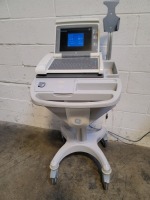 GE MAC5500HD EKG/ECG MACHINE ON ROLLING STAND