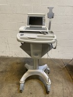 GE MAC5500 ECG/EKG MACHINE ON ROLLING STAND