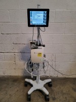 EDWARD LIFESCIENCES EV1000 MONITOR ON ROLLING STAND TO INC DATABOX & PUMP