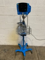 GE V100 CARESCAPE PATIENT MONITOR ON ROLLING STAND