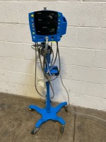 GE V100 CARESCAPE PATIENT MONITOR ON ROLLING STAND