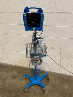 GE PROCARE PATIENT MONITOR ON ROLLING STAND