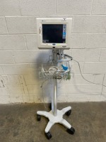 SPACELABS ULTRAVIEWSL PATIENT MONITOR ON ROLLING STAND