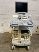 GE VIVID 7 DIMENSION ULTRASOUND MACHINE DOM 04/2009 TO INCLUDE 2 TRANSDUCERS PORBES (M4S , 9L)