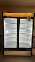 MAXX COLD MXM2-48R DOUBLE GLASS DOOR REFRIGERATOR SN: 6068012