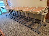 HILL-ROM PATIENT MATE OVERBED TABLES QTY 10