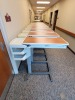 HILL-ROM PATIENT MATE OVERBED TABLES QTY 10 - 4