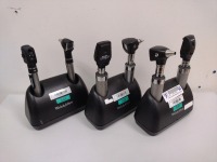 WELCH ALLYN 7114X UNIVERSAL CHARGER WITH OTO/OPTHALMIC HEADS, QTY.3