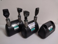 WELCH ALLYN 7114X UNIVERSAL CHARGER WITH OTO/OPTHALMIC HEADS, QTY.3