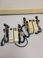 WELCH ALLYN QTY 2 (74710) OTO/OPHTHALMOSCOPE WITH HEADS