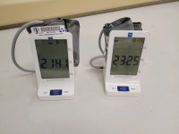 LOT OF 2 MEDLINE AUTOMATIC BLOOD PRESSURE MONITORS