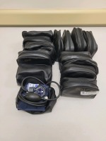 LOT OF MANUAL BLOOD PRESSURE INFLATION PUMP AND CUFFS