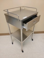 WILSON STAINLESS STEEL CART WITH DRAWER