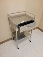 WILSON STAINLESS STEEL CART WITH DRAWER