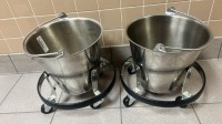 VOLLRATH KICKBUCKETS, QTY. 2, LOC: AF 101