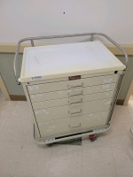 HARLOFF CRASH CART TAN 5 DRAWERS