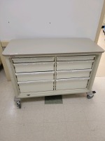 HERMAN MILLER SUPPLY CABINET TAN 8 DRAWERS