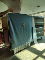 TECNI-QUIP LINEN CART, HEAVY DUTY, QTY. 2, LOC: COMMUNITY ROOM 1