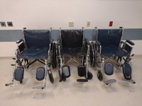 LOT OF 3 WHEEL CHAIRS