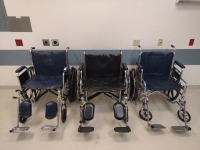 LOT OF 3 WHEEL CHAIRS