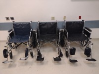 LOT OF 3 WHEEL CHAIRS