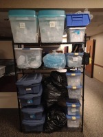 RESPIRATORY DISPOSABLES WITH 5 CARTS, LOC: RADIOLOGY RECEPTION