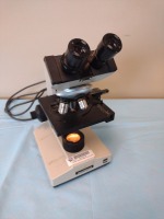 OLYMPUS CH LAB MICROSCOPE 10X EYE PIECES WITH 4 OBJECTIVES