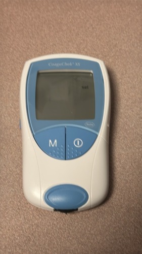 ROCHE COAGUCHEK XS COAGULATION METER, LOC: PHYS. OFFICE