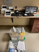 LOT OF LAB MAINTENANCE EQUIPMENT (CABLES AND TOOLS)
