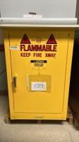 JUSTRITE 25710 FLAMMABLE LIQUID STORAGE CABINET 12 GALLON CAPACTIY