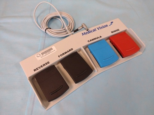 MEDICAL VISION REF: 72204053 4 PEDAL DOUBLE PUMP RF FOOT SWITCH