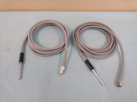 STORZ 495 ND FIBEROPTIC CABLES, QTY. 2, LOC OR SUPPLIES ROOM