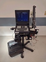 EXCEL TECH NEUROMAX 1002 NEUROODIAGNOSTIC TESTING UNIT WITH STIM PROBE AND PRINTER ON CART