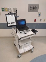 NATUS ULTRAPRO S100, REF:9033G0704 NEURODIAGNOSTIC SYSTEM WITH 3 CH. AMPLIFIER ON CART WITH DELL LATITUDE 5500 LAPTOP