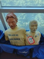 SIMULAIDS MANNEQUIN, CHOKING WITH CASE, QTY. 2, LOC: COMMUNITY ROOM 1