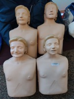 LAERDAL MANNEQUIN, UPPERBODY WITH BAG, QTY. 4, LOC: COMMUNITY ROOM 1
