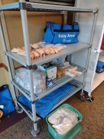 LAERDAL MANNEQUIN, SUPPLIES WITH 2 CARTS, LOC: COMMUNITY ROOM 1