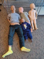 LAERDAL MANNEQUIN, ADULT, INFANT AND ADOLESCENT, QTY. 4, LOC: COMMUNITY ROOM 1