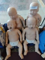 PRESTAN MANNEQUIN, INFANT WITH BAG, QTY. 4 LOC: COMMUNITY ROOM 1