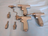 STRYKER SYSTEM 9 DRILL SET TO INCLUDE: 9208-000-000 SAGITAL SAW, 9206-000-000 RECIP SAW, 9205-000-000 DUAL TRIGGER ROTARY DRILL WITH BITS AND CHUCKS