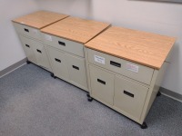 LOT OF 3 CABINETS
