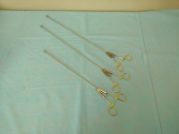 JARIT 600-251 (QTY 1), 600-254 (QTY 2) LAPAROSCOPIC NEEDLE HOLDERS QTY 3